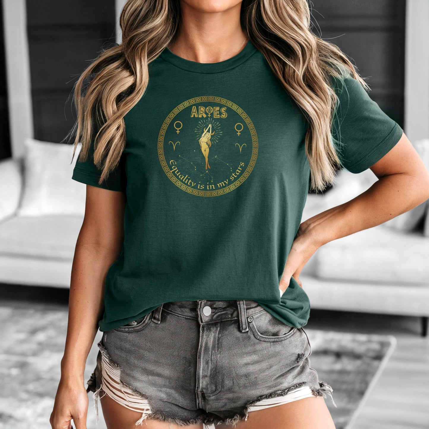Aries Star Sign Feminist T-shirt