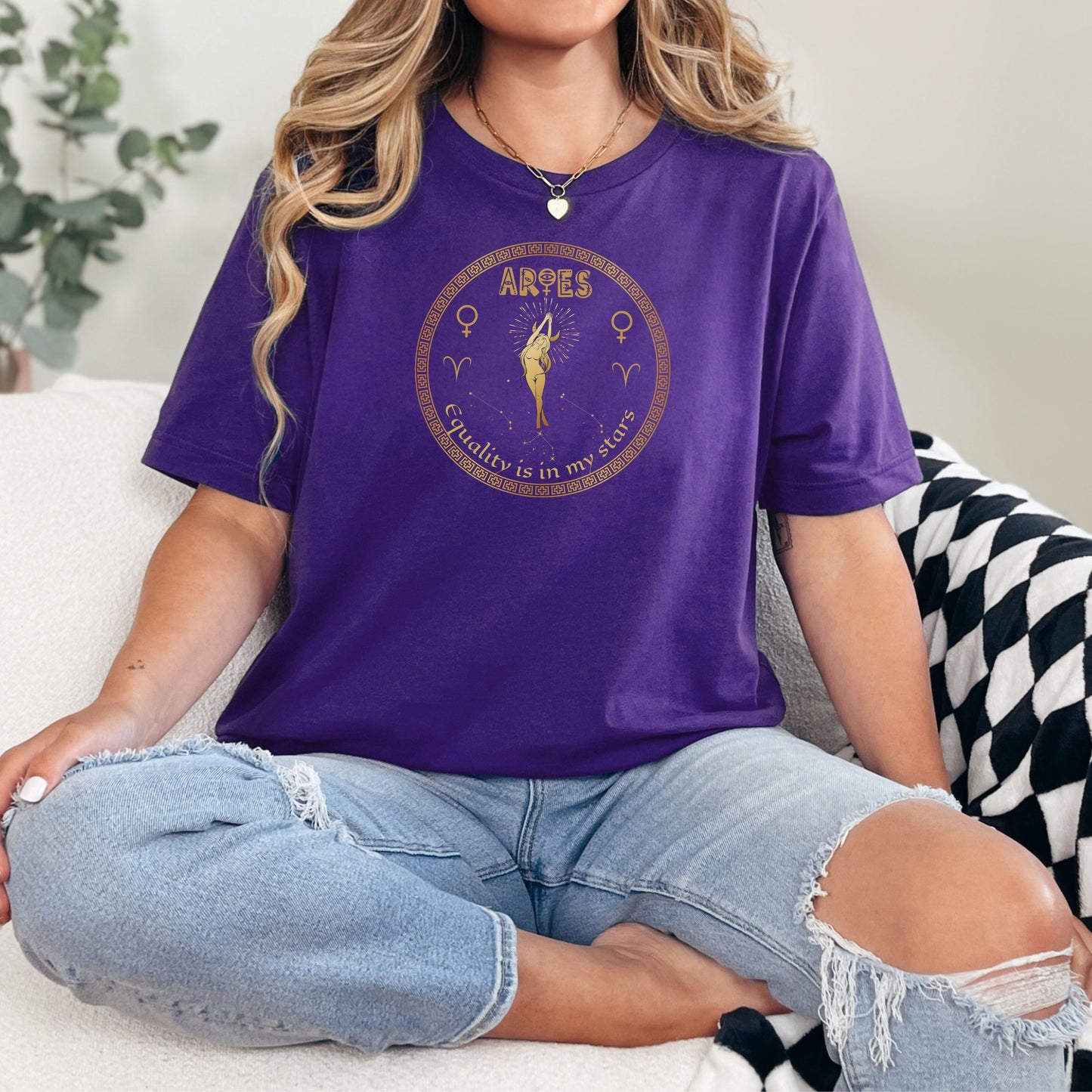 Aries Star Sign Feminist T-shirt