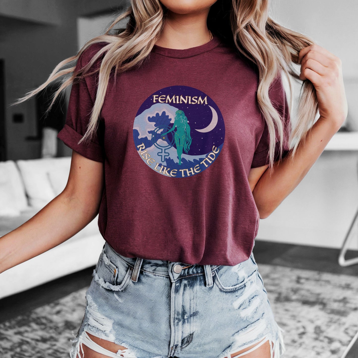 Beach Feminism 'Rise Like the Tide' T-Shirt