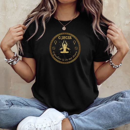 Cancer Star Sign Feminist T-shirt