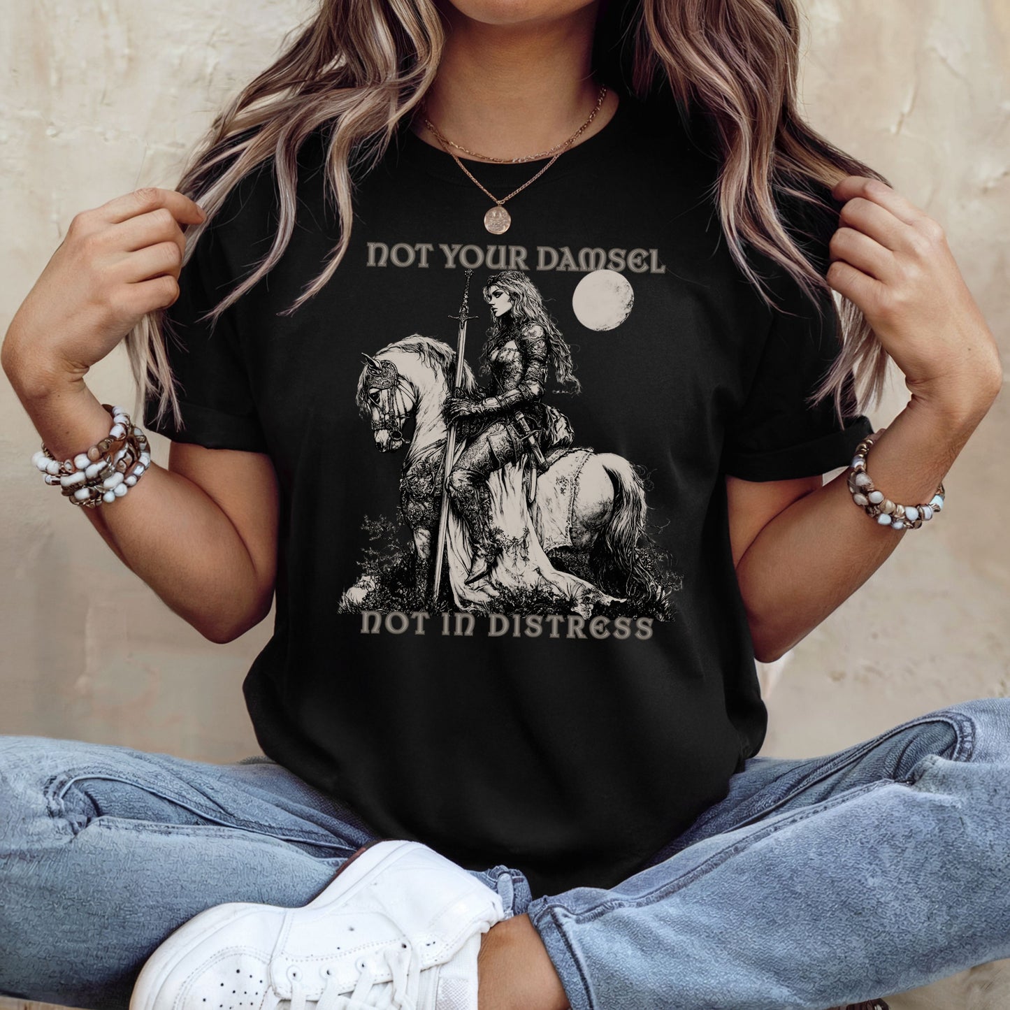 Medieval Feminism, Not Your Damsel In Distress T-shirt