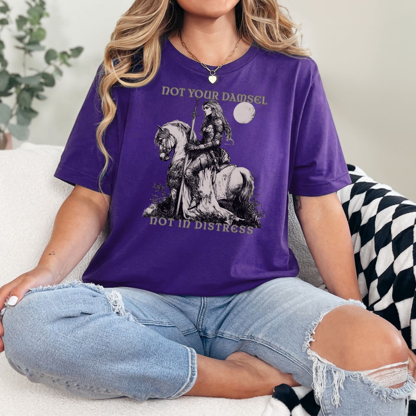 Medieval Feminism, Not Your Damsel In Distress T-shirt