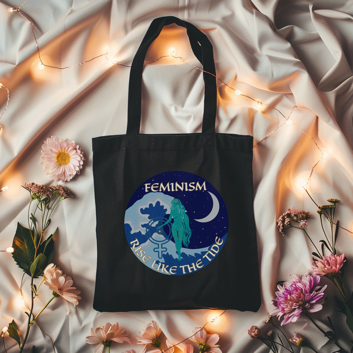 Feminist-Beach 'Rise Like The Tide' Tote
