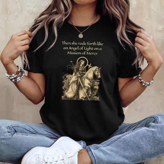 Medieval Feminist Tee - Angel of Mercy Unisex Shirt